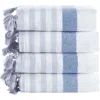 Brooks Brothers Pesthemal 4-pack Turkish Cotton Washcloths In Blue