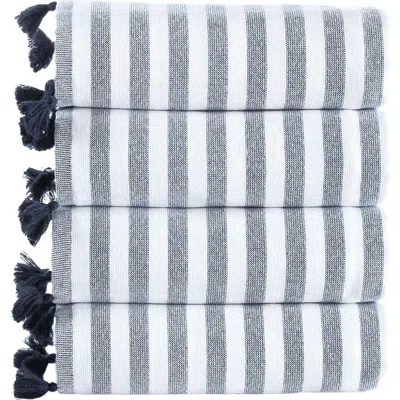 Brooks Brothers Pesthemal 4-pack Turkish Cotton Washcloths In Gray
