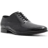 Brooks Brothers Pierce Patent Leather Oxford In Black