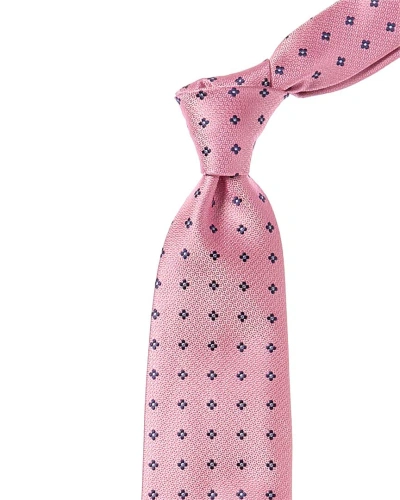 Brooks Brothers Pink Petal Flower Silk Tie