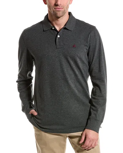 Brooks Brothers Pique Core Polo Shirt In Grey
