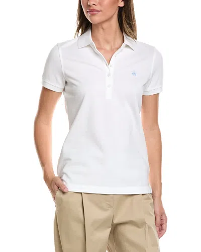 Brooks Brothers Pique Golf Polo Shirt In Black