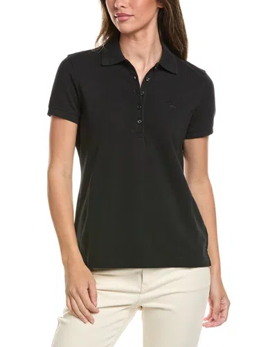 Brooks Brothers Pique Golf Polo Shirt In Black