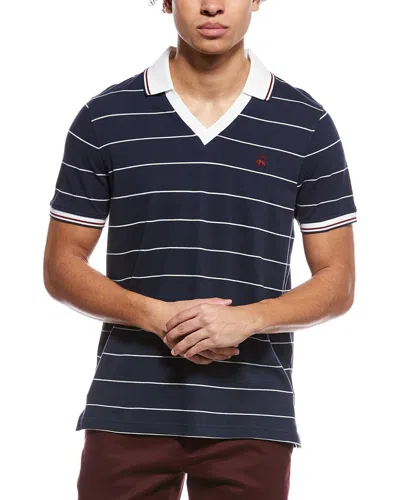 Brooks Brothers Pique Polo Shirt In Blue
