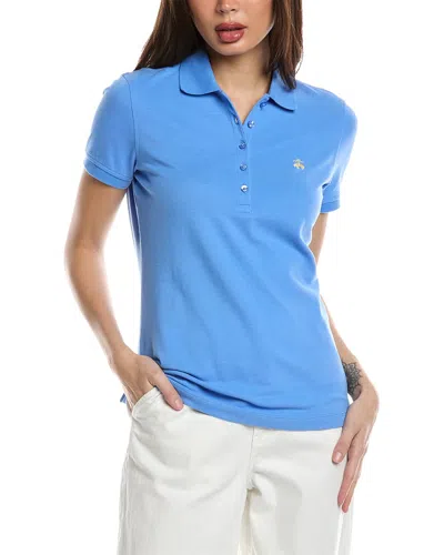 Brooks Brothers Supima Cotton Stretch Pique Polo Shirt | Dark Blue Heather | Size Medium In Pink