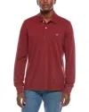 Brooks Brothers Pique Polo Shirt In Burgundy