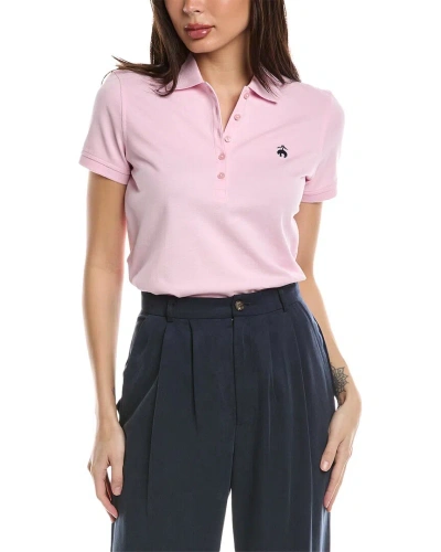 Brooks Brothers Pique Polo Shirt In Pink