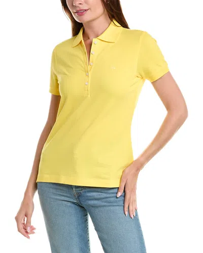 Brooks Brothers Pique Polo Shirt In Yellow
