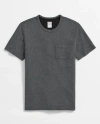 Brooks Brothers Pique T-shirt In Garment-washed Supima Cotton In Burgundy