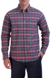 BROOKS BROTHERS PLAID FLANNEL BUTTON-DOWN SHIRT