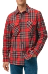 Brooks Brothers Plaid Regular Fit Flannel Button-up Shirt In Bright Red Plaid