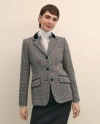 Brooks Brothers Plaid Shetland Wool Riding Jacket In Multi