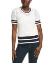 Brooks Brothers Pointelle Floral Sweater