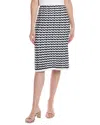 Brooks Brothers Pointelle Sweater Skirt In White