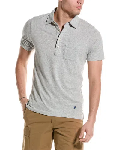 Brooks Brothers Polo Shirt In Grey