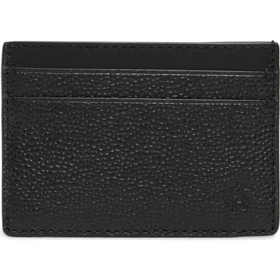 Brooks Brothers Portland Leather Card Case In Black