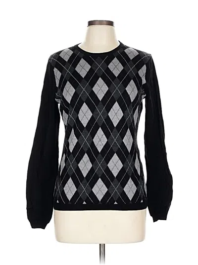 Pre-owned Brooks Brothers Pullover Sweater In Black