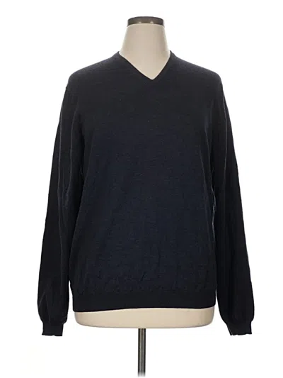Pre-owned Brooks Brothers Pullover Sweater In Black