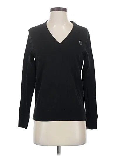 Pre-owned Brooks Brothers Pullover Sweater In Black