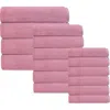 Shop Brooks Brothers Depera Puresoft 16-piece Turkish Cotton Towels Set In Pink