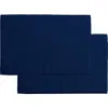 Brooks Brothers Puresoft 2-piece Turkish Cotton Bath Mat Set In Navy