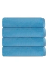 Brooks Brothers Puresoft 4-piece Turkish Cotton Bath Towel Set In Seaglass