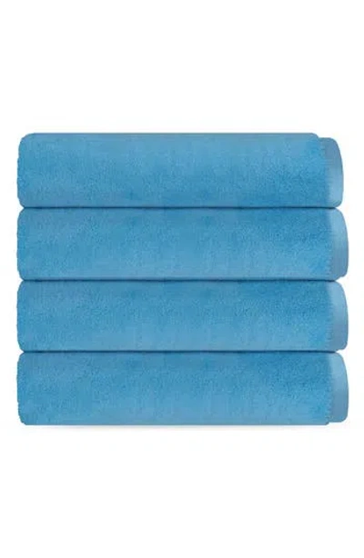 Brooks Brothers Puresoft 4-piece Turkish Cotton Bath Towel Set In Seaglass