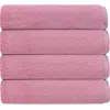 Brooks Brothers Puresoft 4-piece Turkish Cotton Hand Towels In Pink