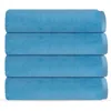 Brooks Brothers Puresoft 4-piece Turkish Cotton Wash Cloths In Seaglass