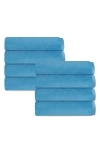 Brooks Brothers Puresoft 6-piece Turkish Cotton Bath Towel Set In Seaglass