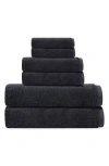 Brooks Brothers Puresoft 6-piece Turkish Towel Set In Anthracite