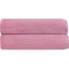 Brooks Brothers Puresoft 2-piece Turkish Cotton Bath Towel Set In Pink