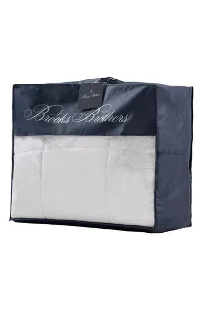 Brooks Brothers Quilted Mattress Topper In White
