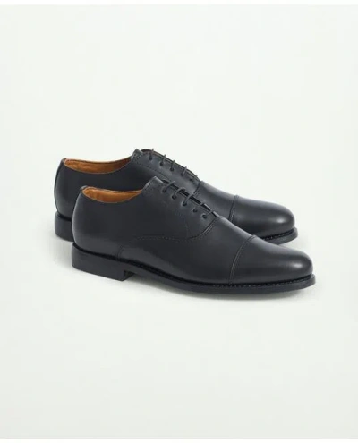Brooks Brothers Rancourt Oxford Shoes In Black