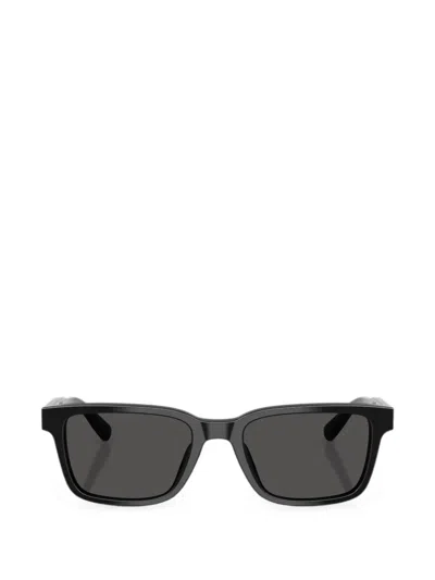 Brooks Brothers Rectangle-frame Sunglasses In Black