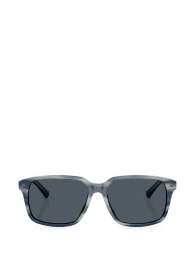 BROOKS BROTHERS RECTANGLE-FRAME SUNGLASSES