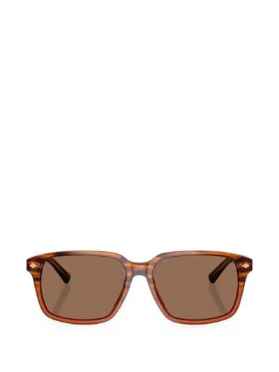 BROOKS BROTHERS RECTANGLE-FRAME SUNGLASSES