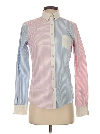 Pre-owned Brooks Brothers Red Fleece Long Sleeve Button Down Shirt In Pink
