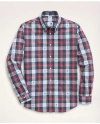 Brooks Brothers Regent Regular-fit Sport Shirt, Twill Button Down Collar Holly Jacquard In Multicolor