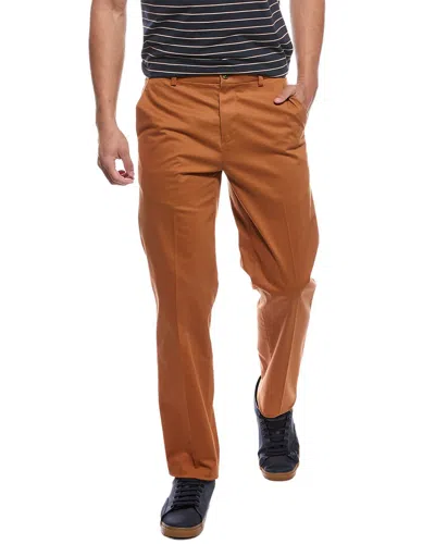 Brooks Brothers Regular Advantage Chino In Brown
