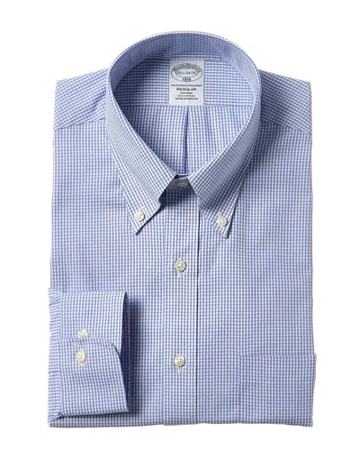 Brooks Brothers Regular Dress Shirt In Blue