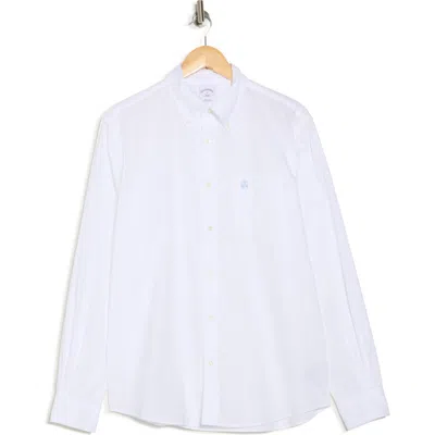 Brooks Brothers Regular Fit Button-down Shirt In White