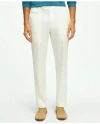 Brooks Brothers Regular Fit Cotton Canvas Poplin Chinos In Supima Cotton Pants | White | Size 36 32