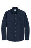 Brooks Brothers Regular Fit Dot Print Button-down Shirt In Indigo
