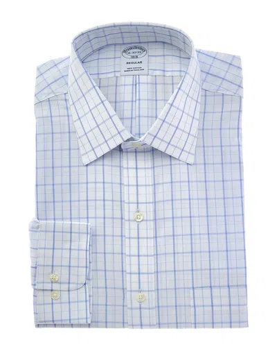 Brooks Brothers Regular Fit Dress Shirt In Blue