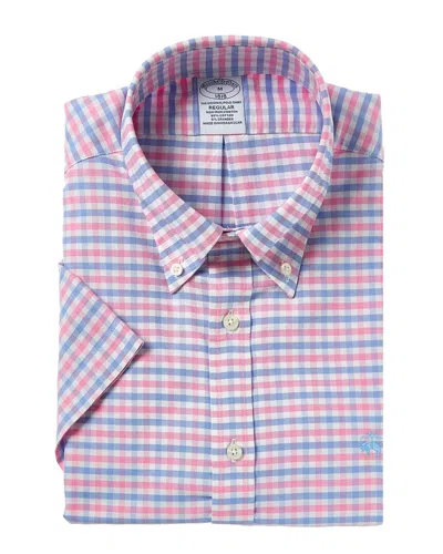 Brooks Brothers Regular Fit Dress Shirt In Pink