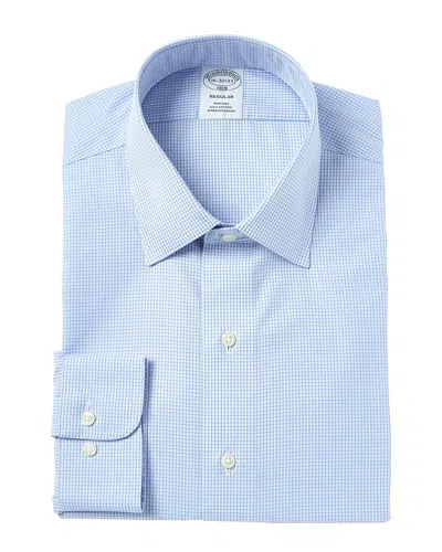 Brooks Brothers Regular Fit Dress Shirt In Blue