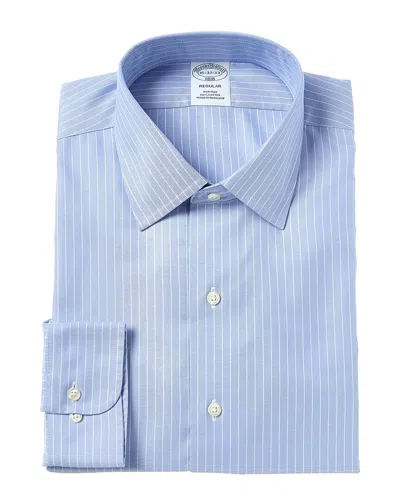 Brooks Brothers Regular Fit Dress Shirt In Blue