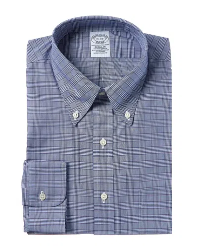 Brooks Brothers Regular Fit Dress Shirt In Blue