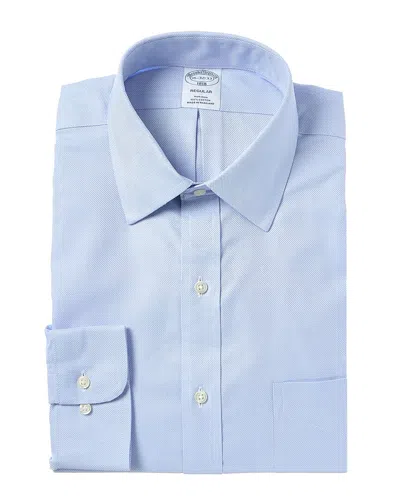Brooks Brothers Regular Fit Dress Shirt In Blue